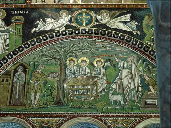 The 6th century mosaics in the Basilica of San Vitale, Ravenna, UNESCO World Heritage Site