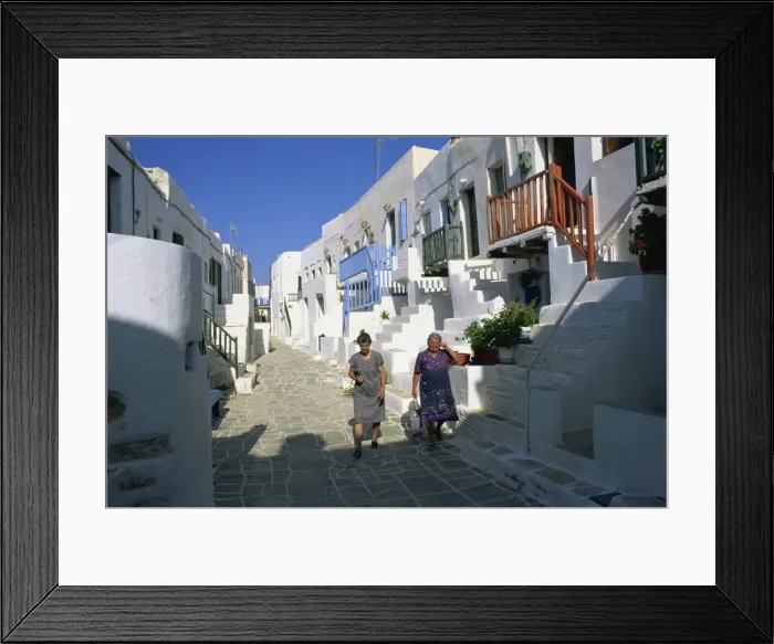 Framed Print : Kastro, the oldest part within Khora, Folegandros, Cyclades, Greek Islands Framed Print : Kastro, the oldest part within Khora, Folegandros, Cyclades, Greek Islands