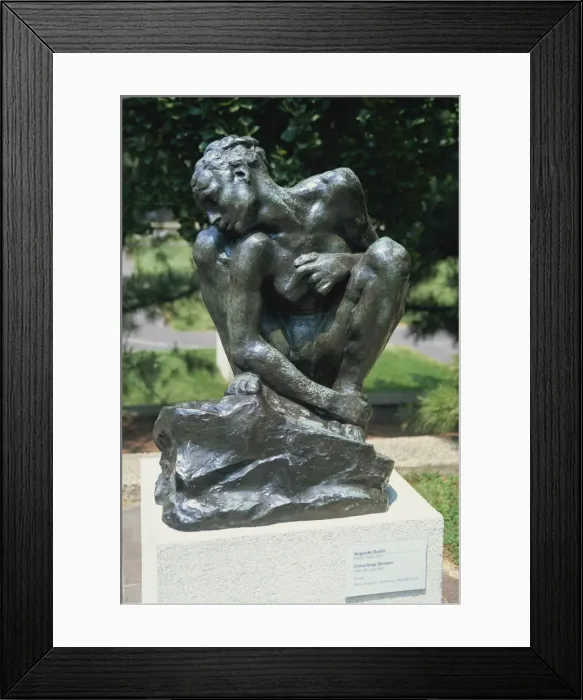 Framed Print : Auguste Rodin sculpture in the Hirshhorn Sculpture Garden, Washington D Framed Print : Auguste Rodin sculpture in the Hirshhorn Sculpture Garden, Washington D