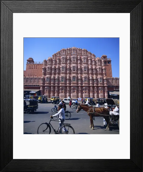 Framed Print : Hawa Mahal (Palace of the Winds), Jaipur, Rajasthan state, India, Asia