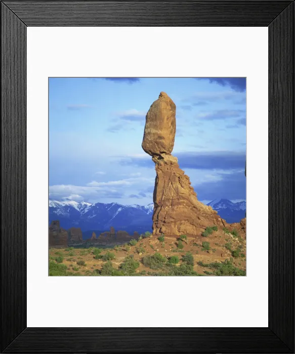 Framed Print : Balanced Rock, Arches National Monument, Utah, United States of America, North America