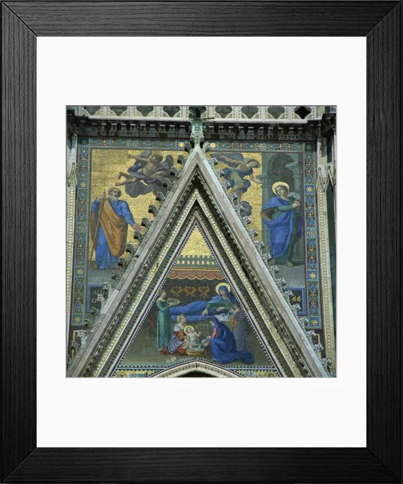 Framed Print : Facade of the 13th century Duomo, Orvieto, Umbria, Italy, Europe Framed Print : Facade of the 13th century Duomo, Orvieto, Umbria, Italy, Europe