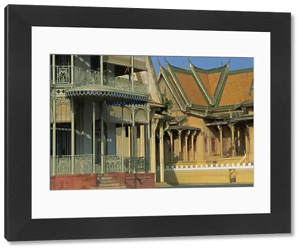 French pavilion, Royal Palace, Phnom Penh, Cambodia, Indochina, Southeast Asia, Asia