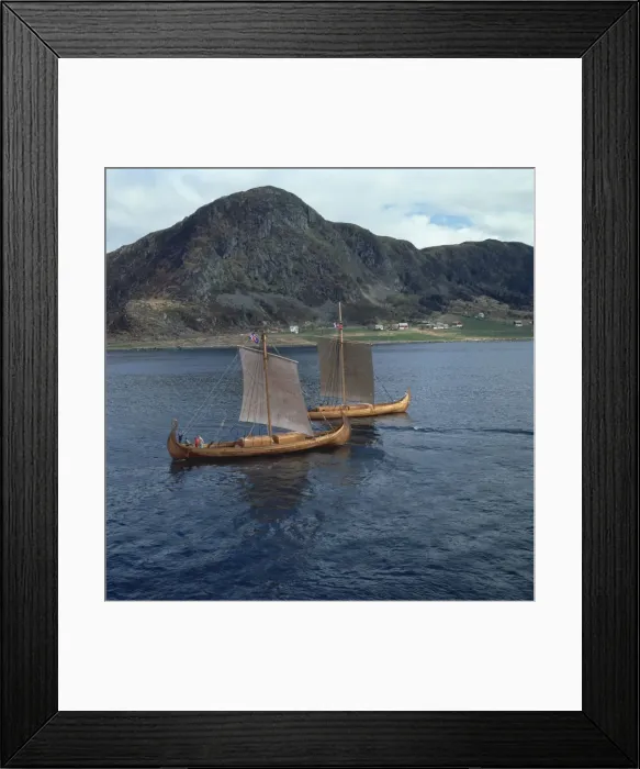 Framed Print : Replica Viking ships, Oseberg and Gaia, near Ulstenvik, Norway, Scandinavia, Europe Framed Print : Replica Viking ships, Oseberg and Gaia, near Ulstenvik, Norway, Scandinavia, Europe