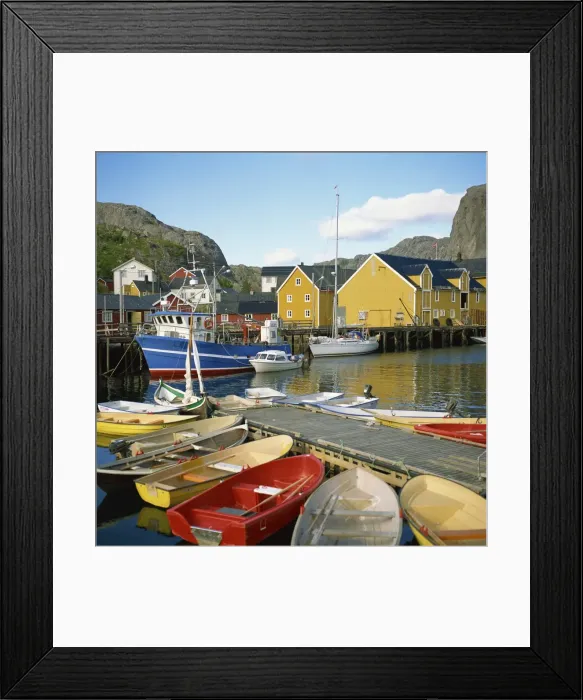Framed Print : Nusfjord, Lofotens, Norway, Scandinavia, Europe Framed Print : Nusfjord, Lofotens, Norway, Scandinavia, Europe