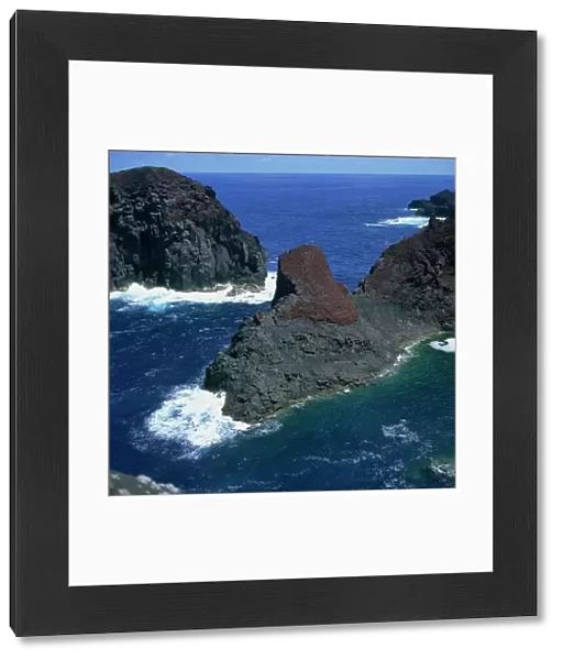 Volcanic coastline, Graciosa, Azores, Atlantic