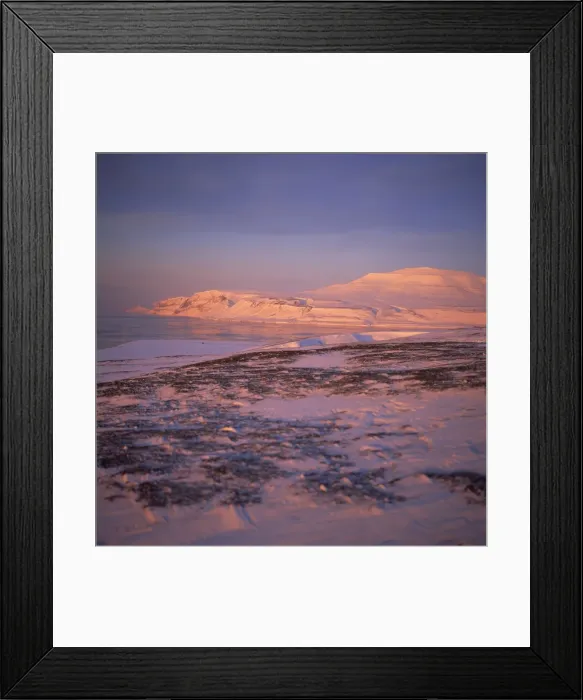 Framed Print : Isfjord at dusk in late March, Spitsbergen, Arctic, Norway, Scandinavia, Europe Framed Print : Isfjord at dusk in late March, Spitsbergen, Arctic, Norway, Scandinavia, Europe