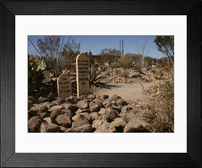 Framed Print : Graveyard, Tombstone, Arizona, United States of America, North America Framed Print : Graveyard, Tombstone, Arizona, United States of America, North America
