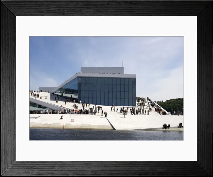 Framed Print : National Opera House, Oslo, Norway, Scandinavia, Europe