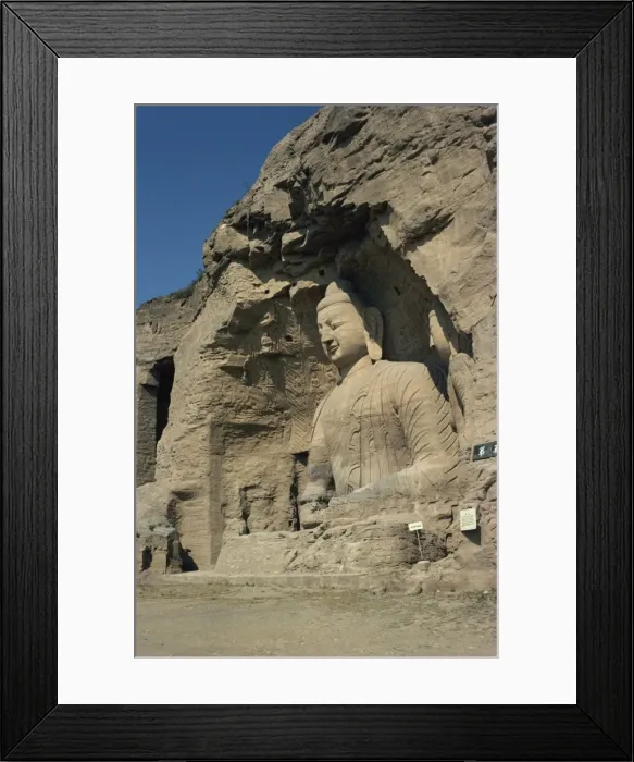 Framed Print : Yungang Buddhist Caves, Datang, Shanxi, China, Asia Framed Print : Yungang Buddhist Caves, Datang, Shanxi, China, Asia