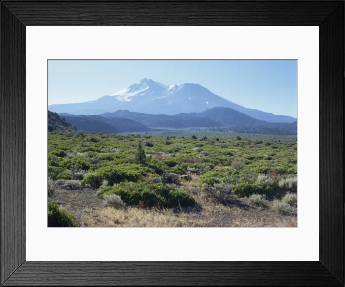 Framed Print : Lassen Volcano, 10457 ft, California, United States of America, North America Framed Print : Lassen Volcano, 10457 ft, California, United States of America, North America