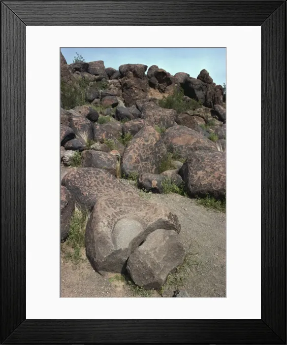Framed Print : Indian petroglyphs, Painted Rocks, Arizona, United States of America, North America Framed Print : Indian petroglyphs, Painted Rocks, Arizona, United States of America, North America
