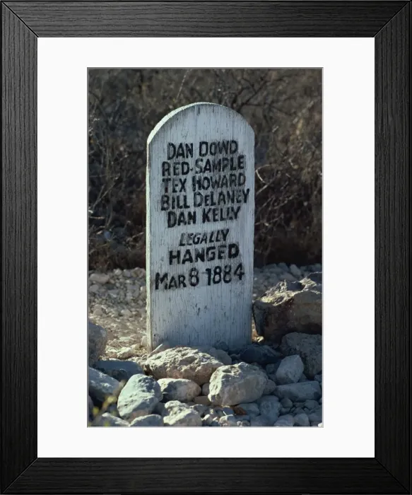 Framed Print : Boot Hill tombstone, Arizona, United States of America, North America Framed Print : Boot Hill tombstone, Arizona, United States of America, North America