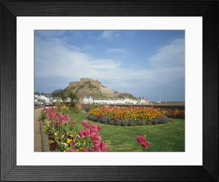 Framed Print : Mount Orgueil Castle, Gorey, St. Martin, Jersey, Channel Islands, United Kingdom, Europe Framed Print : Mount Orgueil Castle, Gorey, St. Martin, Jersey, Channel Islands, United Kingdom, Europe