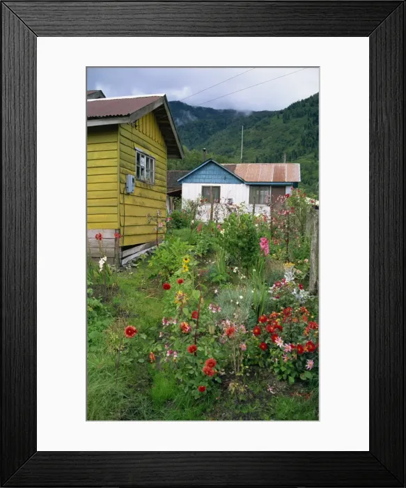 Framed Print : Puyuhuapi village, Chilean Fjords, Chile, South America Framed Print : Puyuhuapi village, Chilean Fjords, Chile, South America
