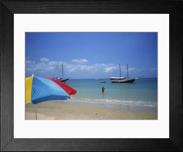 Framed Print : Island of Frades in Baia de Todos os Santos off Salvador, Bahia state, Brazil Framed Print : Island of Frades in Baia de Todos os Santos off Salvador, Bahia state, Brazil