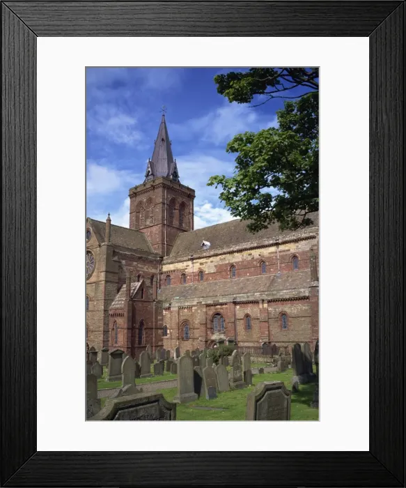 Framed Print : St. Magnus cathedral dating from the 12th century, Kirkwall, Orkney Islands Framed Print : St. Magnus cathedral dating from the 12th century, Kirkwall, Orkney Islands