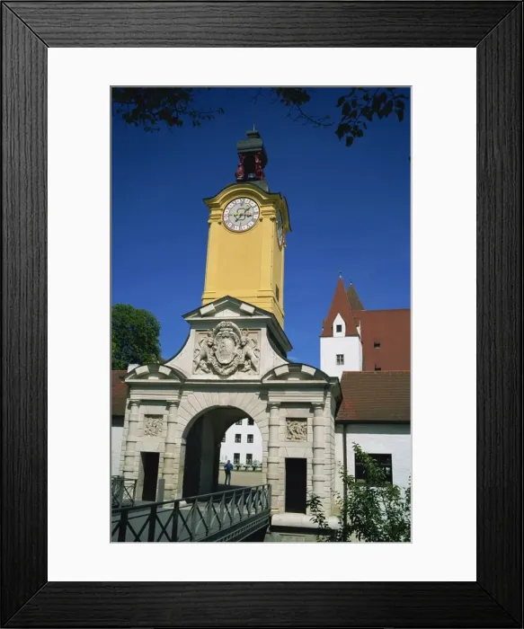 Framed Print : Entrance to the Schloss (castle), Ingolstadt on the Danube, Bavaria, Germany, Europe Framed Print : Entrance to the Schloss (castle), Ingolstadt on the Danube, Bavaria, Germany, Europe