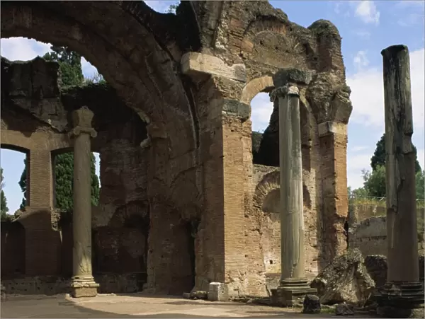 Ruins of the Baths, Hadrians Villa (Villa Adriana), UNESCO World Heritage Site