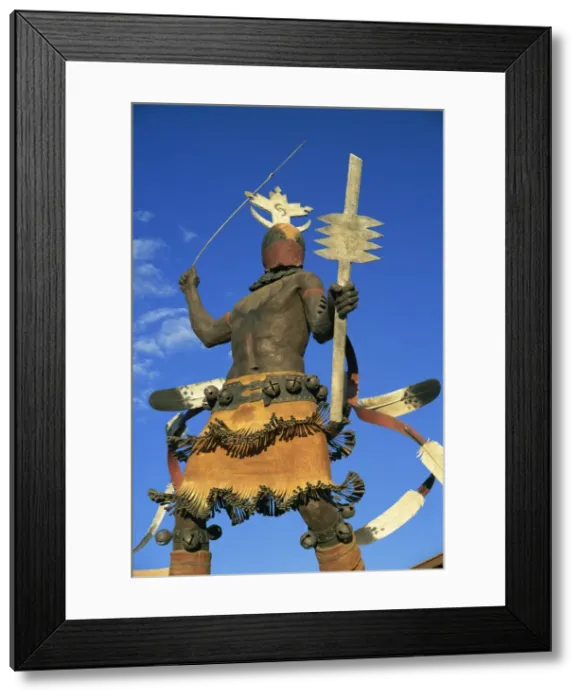 Framed Print : Apache Mountain Spirit Dancer, a 20ft bronze by Craig Dan Goseyun, San Carlos Apache Framed Print : Apache Mountain Spirit Dancer, a 20ft bronze by Craig Dan Goseyun, San Carlos Apache