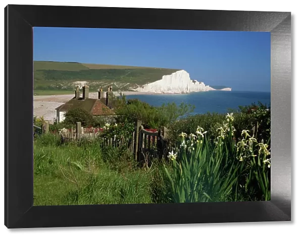 Cuckmere Haven and the Seven Sisters, East Sussex, England, United Kingdom, Europe