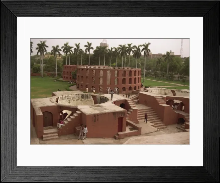 Framed Print : Jai Singhs Observatory (Jantar Mantar), Delhi, India, Asia Framed Print : Jai Singhs Observatory (Jantar Mantar), Delhi, India, Asia