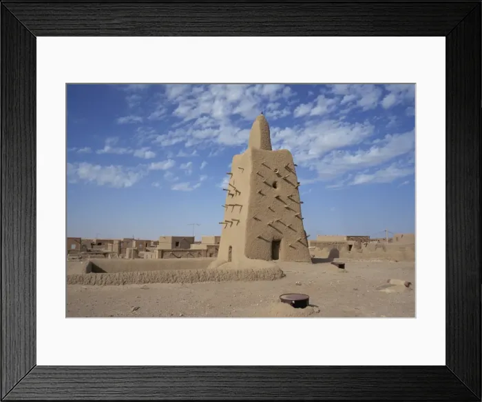 Framed Print : The Djinguereber Mosque, Timbuktu, UNESCO World Heritage Site, Mali, West Africa, Africa Framed Print : The Djinguereber Mosque, Timbuktu, UNESCO World Heritage Site, Mali, West Africa, Africa