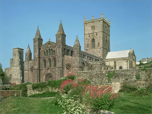 St. Davids Cathedral, Pembrokeshire, Wales, United Kingdom, Europe
