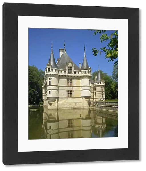 Chateau, Azay-le-Rideau, Indre-et-Loire, Loire Valley, France, Europe