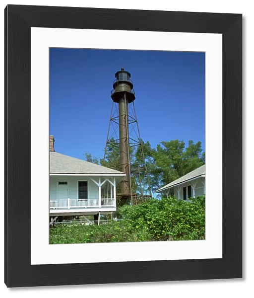 Lighthouse dating from 1884, Sanibel Island, Florida, United States of America