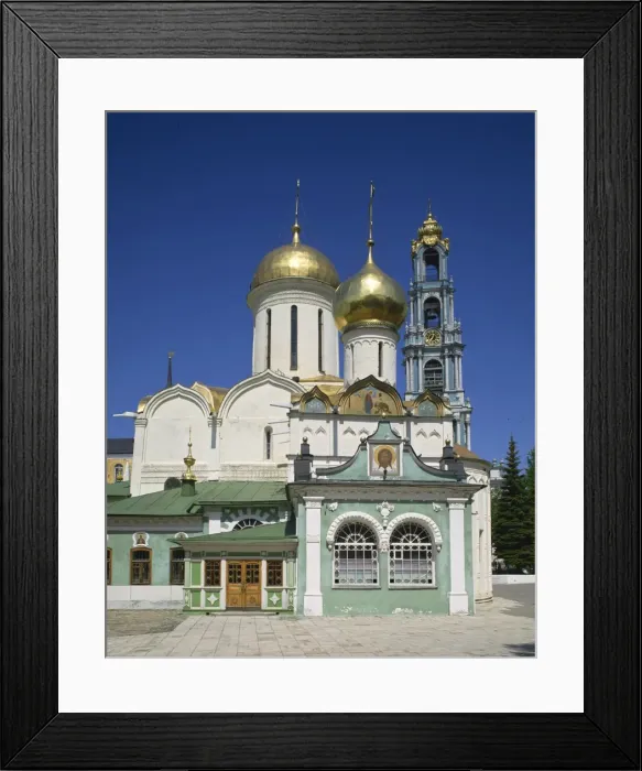 Framed Print : Trinity Cathedral and bell tower, Trinity Monastery of St. Sergius, Zagorsk Framed Print : Trinity Cathedral and bell tower, Trinity Monastery of St. Sergius, Zagorsk