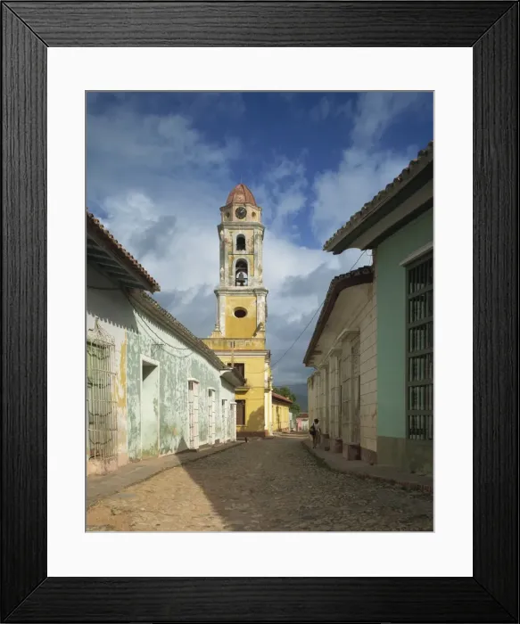 Framed Print : Tower of St. Francis of Assisi Convent and Church, Trinidad, UNESCO World Heritage Site Framed Print : Tower of St. Francis of Assisi Convent and Church, Trinidad, UNESCO World Heritage Site