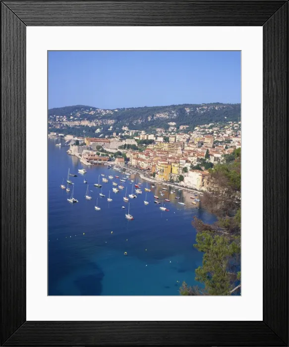Framed Print : Villefranche, Alpes-Maritimes, Cote d Azur, French Riviera, Provence Framed Print : Villefranche, Alpes-Maritimes, Cote d Azur, French Riviera, Provence