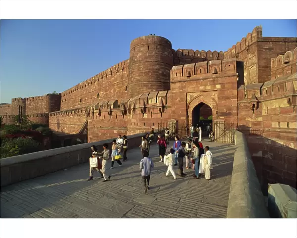 Red Fort, UNESCO World Heritage Site, Agra, Uttar Pradesh state, India, Asia