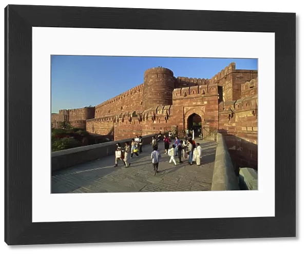 Red Fort, UNESCO World Heritage Site, Agra, Uttar Pradesh state, India, Asia