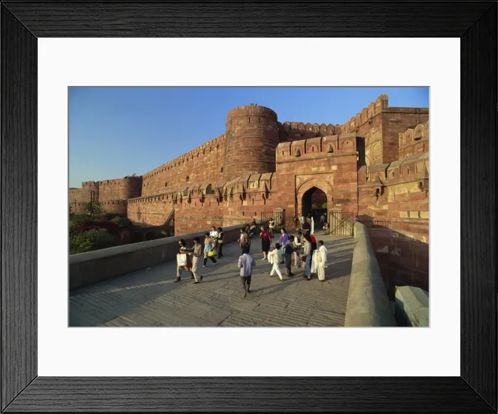 Framed Print : Red Fort, UNESCO World Heritage Site, Agra, Uttar Pradesh state, India, Asia Framed Print : Red Fort, UNESCO World Heritage Site, Agra, Uttar Pradesh state, India, Asia