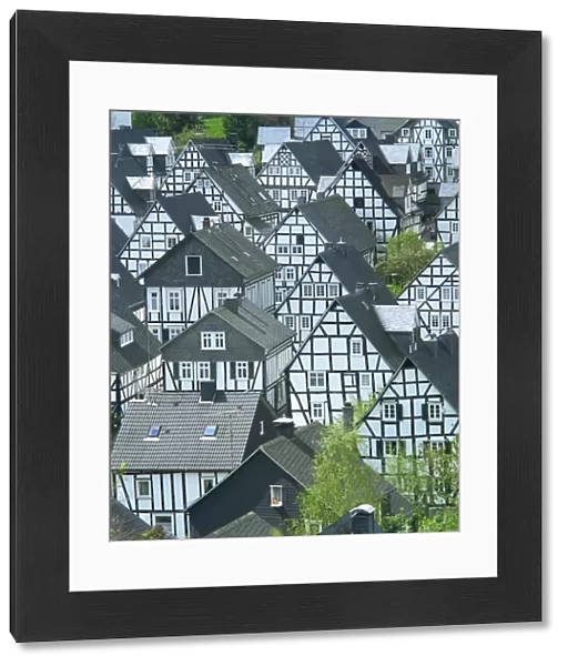 Timbered houses in Freudenburg, Westfalen, Germany, Europe