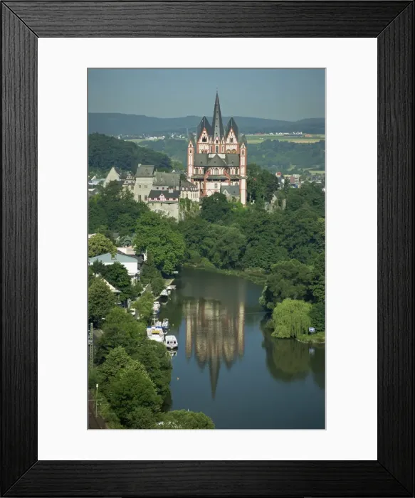 Framed Print : Limburg Cathedral, Limburg, Hesse, Germany, Europe
