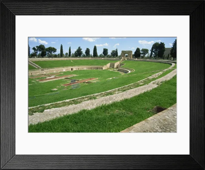 Framed Print : Augustine period amphitheatre and entrance arch, Lucera, Puglia, Italy, Europe Framed Print : Augustine period amphitheatre and entrance arch, Lucera, Puglia, Italy, Europe
