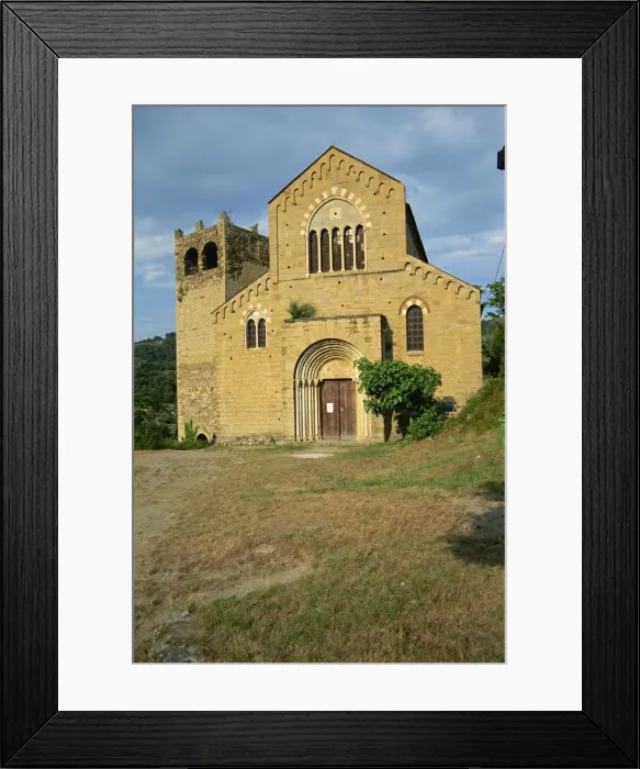 Framed Print : Important 13th century Romanesque church of St. Giacomo and St. Filippo Framed Print : Important 13th century Romanesque church of St. Giacomo and St. Filippo