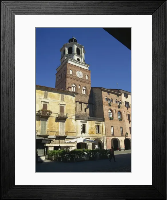 Framed Print : Campanile, Savigliano, Piedmont, Italy, Europe Framed Print : Campanile, Savigliano, Piedmont, Italy, Europe
