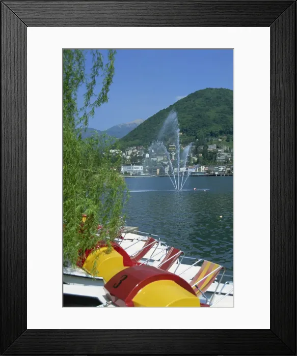 Framed Print : Ponte Tresa, Lake Lugano, Lombardy, Italian Lakes, Italy, Europe Framed Print : Ponte Tresa, Lake Lugano, Lombardy, Italian Lakes, Italy, Europe