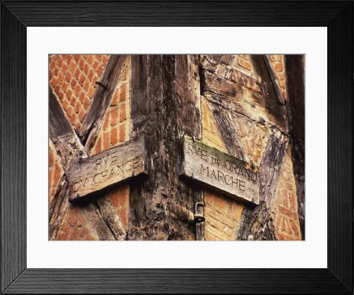 Framed Print : Detail of street signs, Old Town, Tours, Indre-et-Loire, Loire Valley, France, Europe Framed Print : Detail of street signs, Old Town, Tours, Indre-et-Loire, Loire Valley, France, Europe
