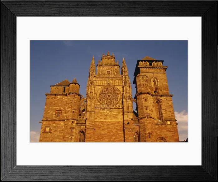 Framed Print : Cathedrale Notre-Dame, Rodez, Aveyron, Midi-Pyrenees, France, Europe Framed Print : Cathedrale Notre-Dame, Rodez, Aveyron, Midi-Pyrenees, France, Europe