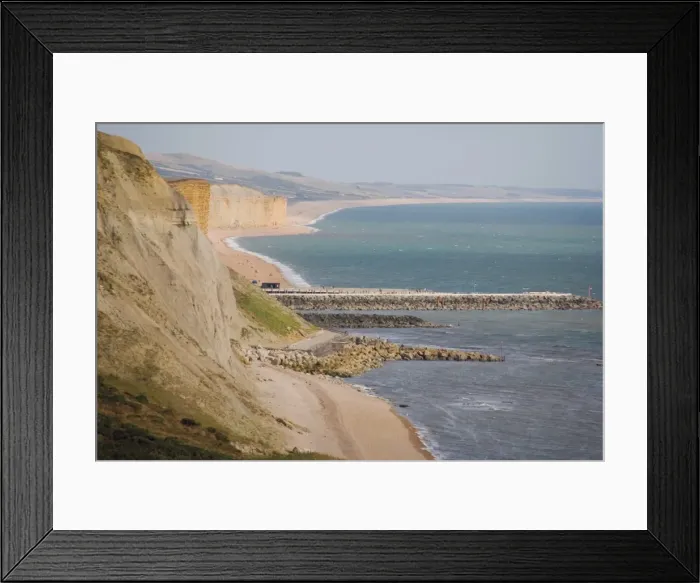 Framed Print : Eype mouth, Dorset coast path to Thornecombe Beacon, Jurassic Coast, UNESCO World Heritage Site Framed Print : Eype mouth, Dorset coast path to Thornecombe Beacon, Jurassic Coast, UNESCO World Heritage Site