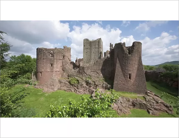 Goodrich Castle, Wye Valley, Herefordshire, England, United Kingdom, Europe