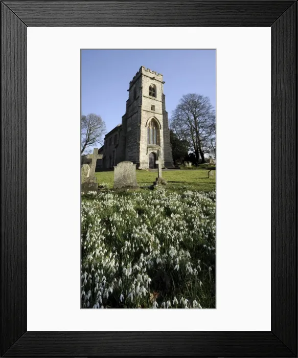 Framed Print : View from Heart of England Way footpath of Baddesley Clinton estate, Warwickshire Framed Print : View from Heart of England Way footpath of Baddesley Clinton estate, Warwickshire