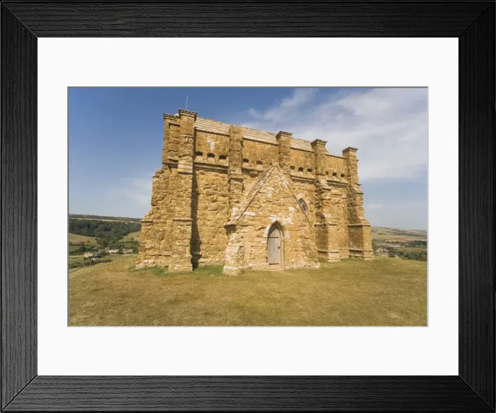 Framed Print : St. Catherines chapel, Abbotsbury village, Dorset, England, United Kingdom, Europe Framed Print : St. Catherines chapel, Abbotsbury village, Dorset, England, United Kingdom, Europe