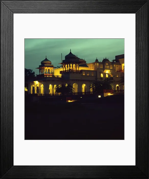 Framed Print : Rambagh Palace Hotel, formerly the Maharajahs Palace, Jaipur, Rajasthan state Framed Print : Rambagh Palace Hotel, formerly the Maharajahs Palace, Jaipur, Rajasthan state