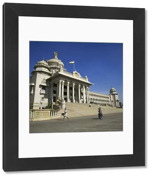 Vidhana Soudha (State Legislature), Bangalore, Karnataka state, India, Asia